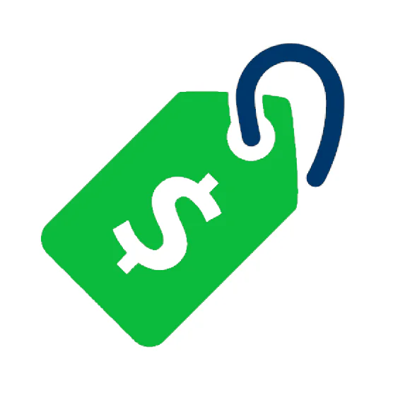 Green Price Tag Icon