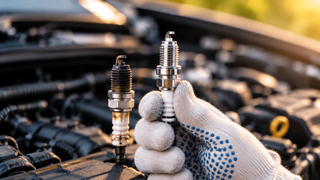 when to change spark plug