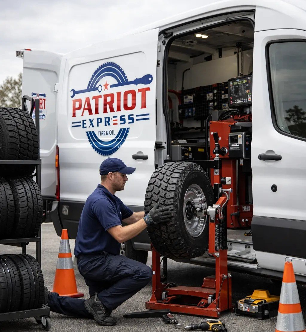 Mobile Tire Installation by Patriot Express