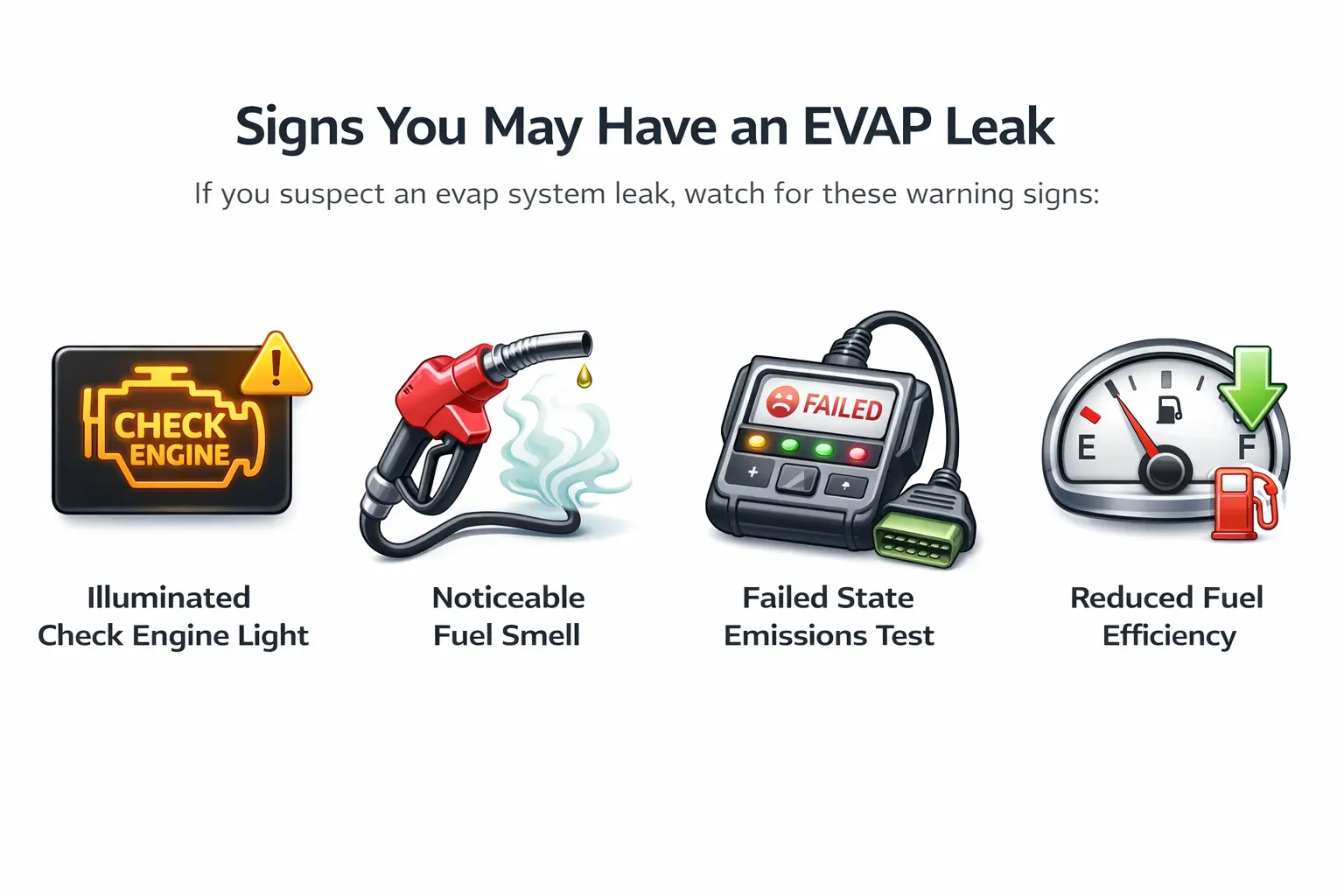 Signs You May Have an EVAP Leak
