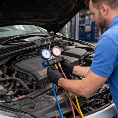 Complete System Diagnosis of AC Condenser Repair