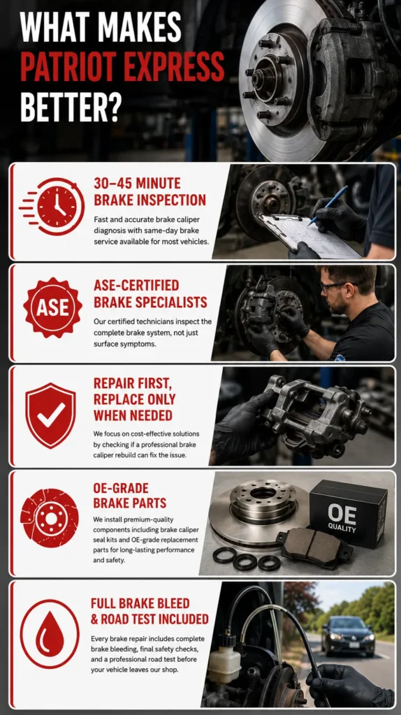 Brake Caliper Repair shop in Plano