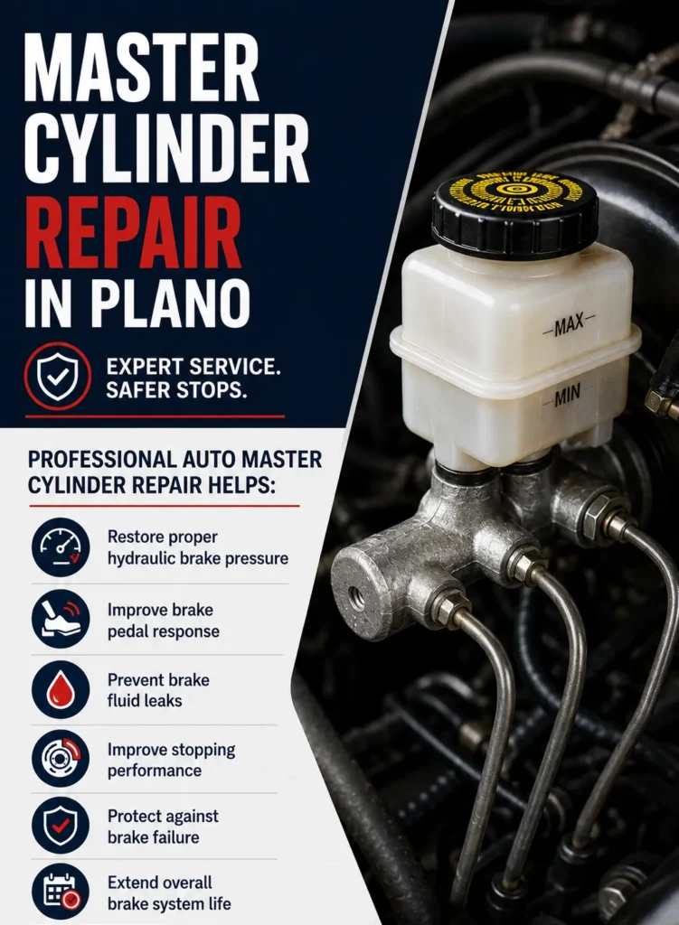 Professional Master Cylinder Repair in Plano