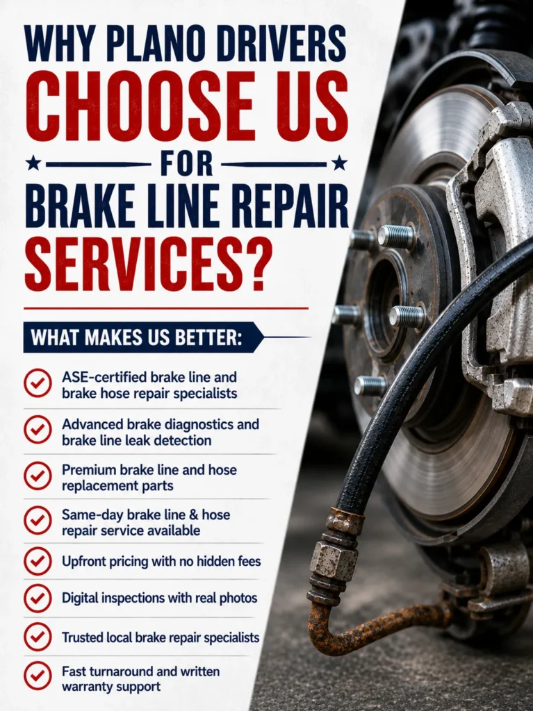 Brake Line repair in Palno
