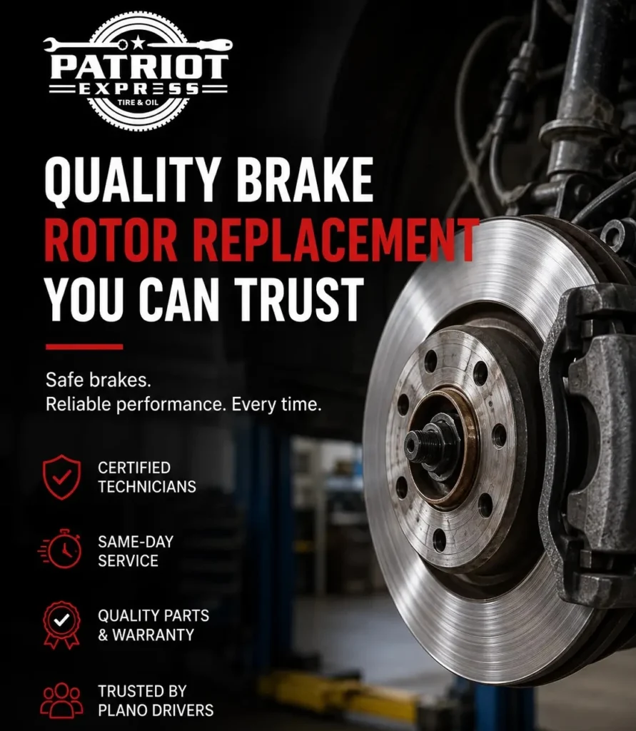 Brake Rotor Replacement Services Plano