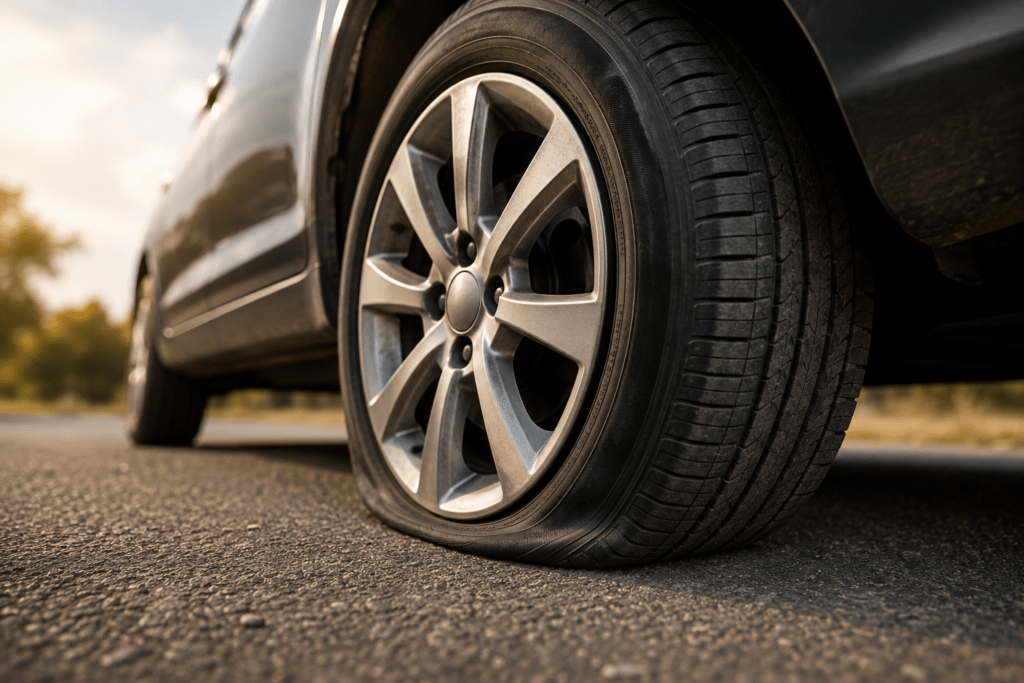 low tire pressure