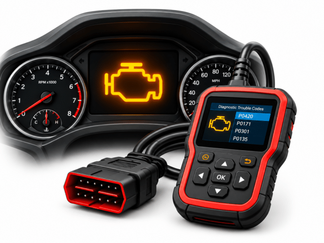 check engine light diagnostics and test in plano