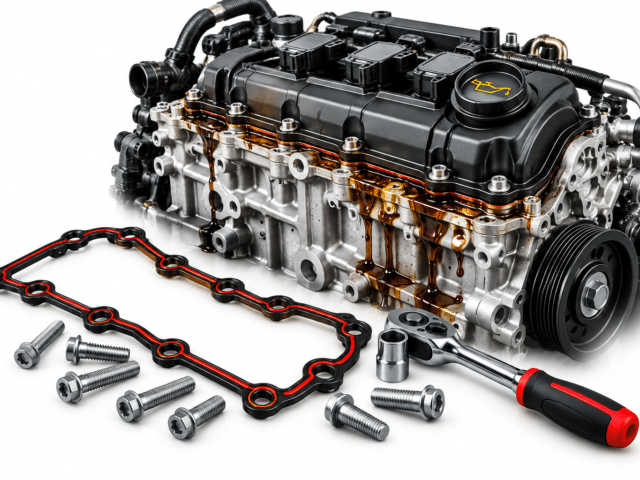 engine oil leak and gasket repair plano