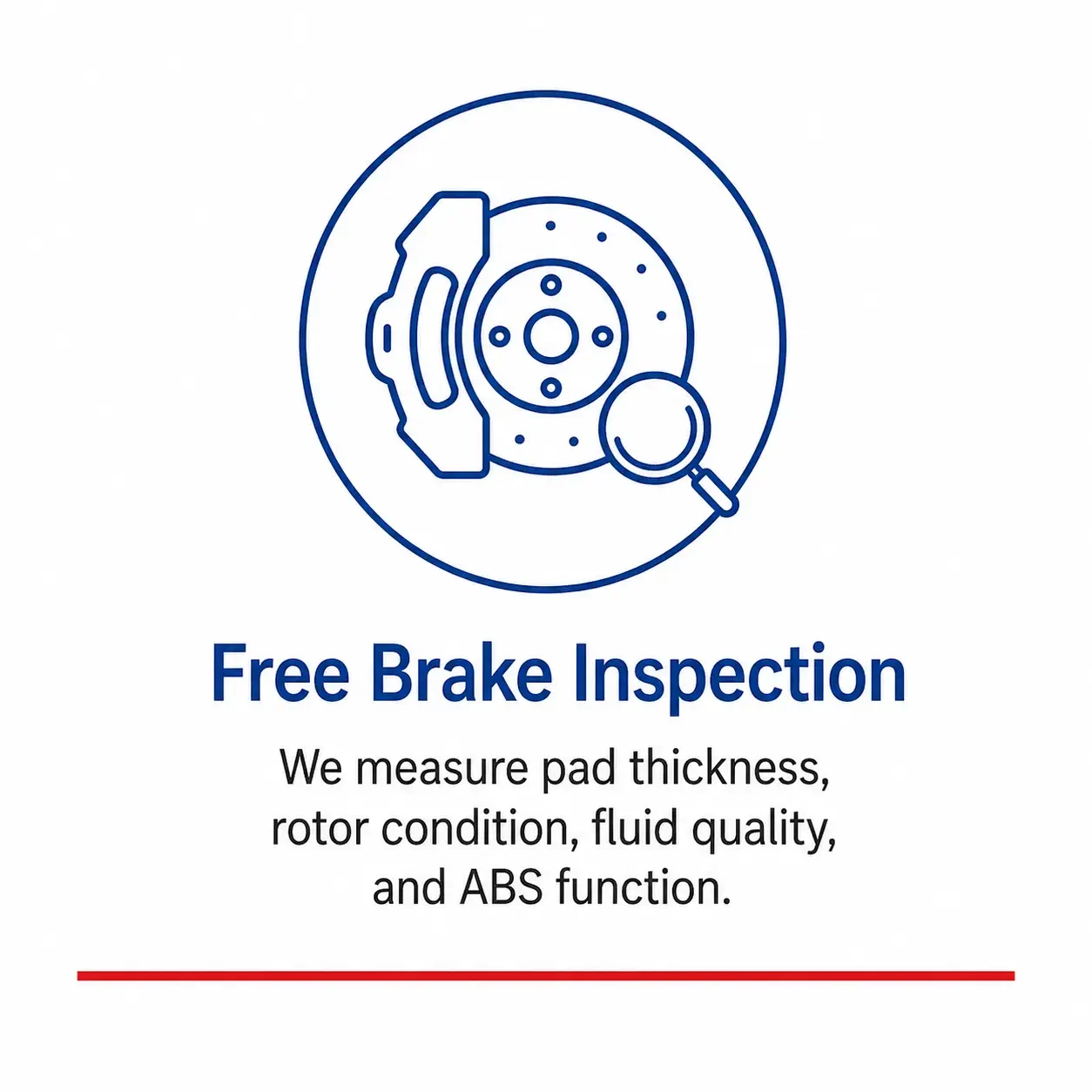 Free Brake Inspection